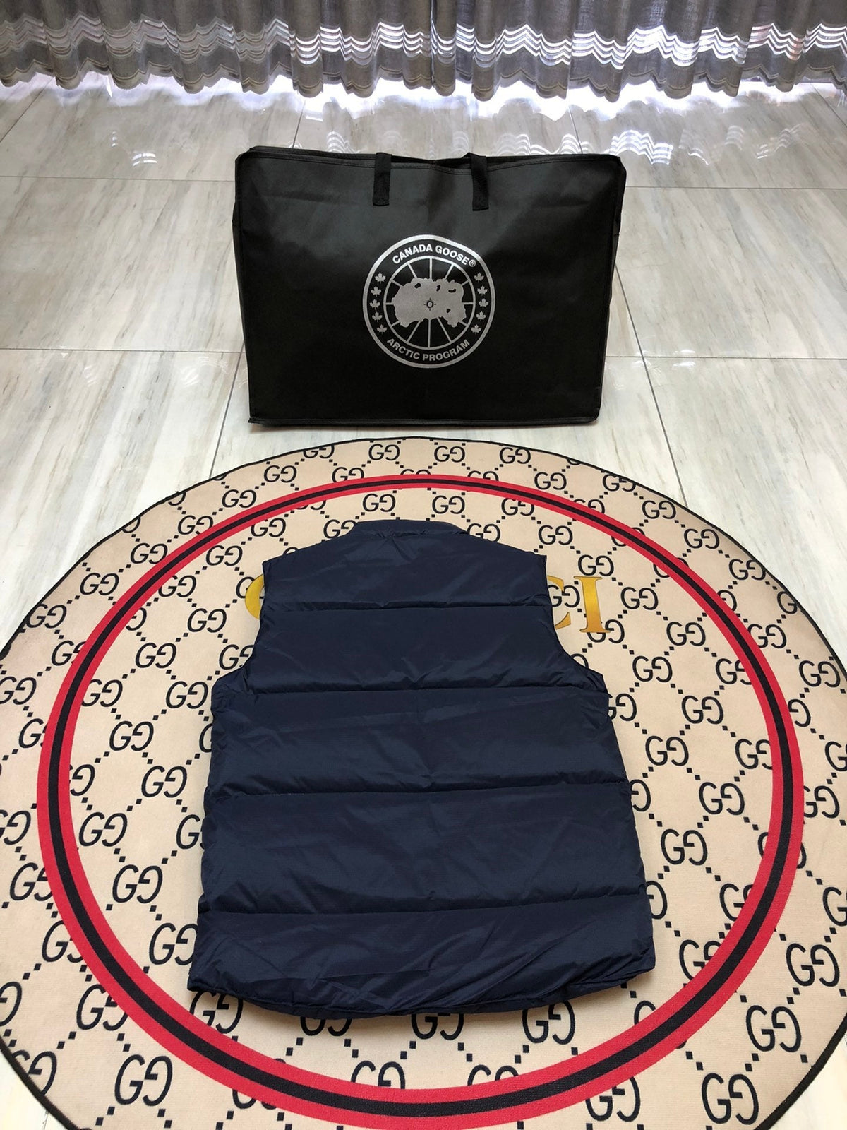 Canada Goose Arctic Program Navy Blue Down Vest