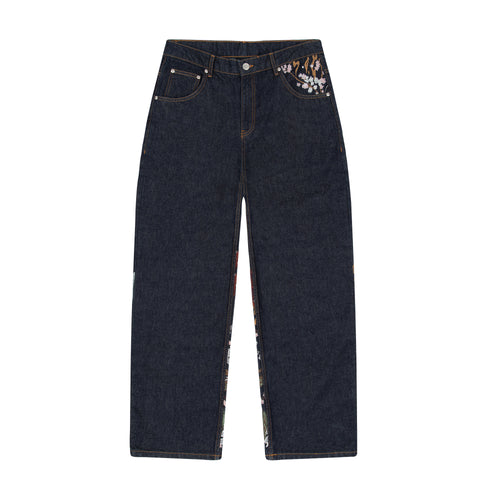 "yakuza" raw Denim blue