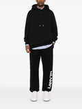 Lanvin logo-embroidered cotton hoodie