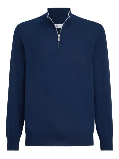 Brunello Cucinelli half-zip sweater