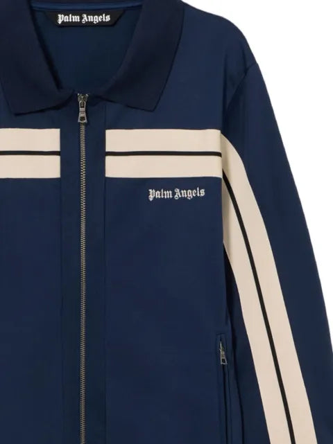Palm Angels Logo Heritage zip-up sweatshirt