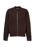 CEDARWOOD Cities distressed zip-up cardigan