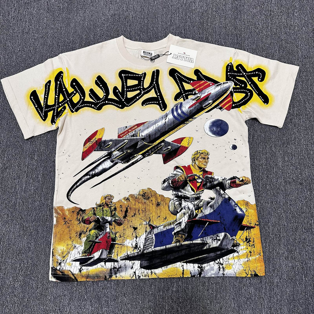 VALE USA Rocket Space Graphic T-Shirt
