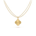 Van Cleef & Arpels VINTAGE CLOVER PEDANT NECKLACE GOLD